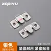 Colgador de Pared para Cuadros de Acero Inoxidable con Clip Invisible para Muebles Cama, Clip Colgante Tipo Tarjeta Accesorios de Ferretería para Muebles