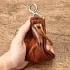 Cartera de Monedero Corsé de Cuero Marlette con Cordón Bolsa de Almacenamiento para Artículos Pequeños Cartera de Monedas de Vacuno Bolsa de la Fortuna Bolsa de Almacenamiento para Monedas