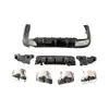 Adecuado para Labio Trasero Mercedes-Benz Cls W257 Modelo Cls63Amg Modificado Kit de Contorno de Labio Trasero Negro Brillante con Cuatro Salidas de Tubo de Escape