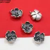 Plata de Ley Mariposa Pez Pequeño Borla Hebilla Cuenta Coleccionista Accesorios Retro Viejo DIY Hecho a Mano con Cuentas Pasador T Material