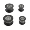 Impresora 3D Polea Loca 2Gt Polea de Sincronización Tipo H Polea de Correa GT2 Polea Loca 16/20 Dientes Ancho de Correa 6mm Negro
