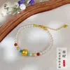 Acessórios DIY de Ouro Antigo Colar de Moeda e Pérola Atrai-Riqueza Exquisito de Alta Qualidade Versátil Corrente para Clavícula com Contas