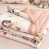 Sanrio Kuromi Clase a Manta de Hielo Refrigerante de Verano para Bebés y Niños de Jardín de Infancia Manta de Verano con Aire Acondicionado para Bebé