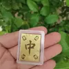 Adesivo de Celular Dourado com Folha de Ouro Puro 999, Adesivo para Ficar Rico, Riqueza Chegando Diariamente, Adesivo de Traseira de Celular do Deus da Riqueza, Presente de Aniversário