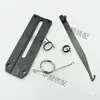 Accesorios para máquinas de bordar por computadora: gancho de cabeza de candado, cuchillo de anzuelo, ranura para cuchillo de anzuelo, resorte de reinicio del gancho, cuchillo de rosca en la superficie del gancho