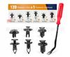 Hebilla de plástico para puerta de coche, clip fijo de expansión para panel interior de puerta de coche, hebilla de parachoques, 120 unidades, comercio exterior