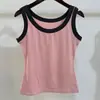 Camisole com Costas Caneladas em Promoção para Mulheres, Camiseta de Alcinha Lisa sem Mangas, Top Curto de Verão para Meninas Estilosas