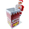 Brinquedo Elétrico do Papai Noel que Sobe em Contas e Escadas, Papai Noel Subindo pela Chaminé, Presente de Natal Criativo