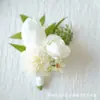 237 Ramillete de celebración de negocios estilo occidental flor de mano suministros de boda estudio de flores artificiales accesorios para fotos Serie Blanca