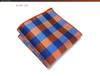 Toalha de bolso Terno Vestido Peito Toalha Masculina Vestido Formal Britânico Coreano Estilo Champanhe Ouro Claro Curry Cor Padrão Quadrado Toalha