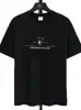Camiseta Masculina de Manga Curta com Gola Solta, Tecido de Seda Gelada, Tamanho Grande, Estampada, Casual, Respirável, Camiseta Básica de Tamanho Grande
