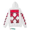 Comércio Exterior Transfronteiriço suéter ow marca de moda clássico rosa flor de pêssego com capuz pullover branco manga longa casaco de veludo