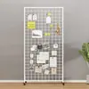 Estante de Armazenamento em Grade de Chão, Parede de Fotos Móvel Tridimensional, Armazenamento para Fotografia, Caligrafia e Arte, Decoração, Estante de Exibição de Trabalhos de Arte para Jardim de Infância
