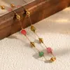 Nueva Cadena de Acero Inoxidable Vacaciones de Verano en la Playa Mejor Amiga Accesorios Hechos a Mano con Cuentas Collar para Mujer Joyería Comercio Exterior al por Mayor
