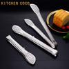 Pinza para pan de acero inoxidable 304, pinza para bistec, utensilios de cocina para el hogar, pinza para barbacoa, pinza para comida de buffet