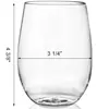 Conjunto de 16oz de Vidro Transparente Amazon para Casa Festa Particular Suco de Leite Bebida Whiskey Estilo Ins