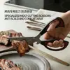 Fábrica Fornece Tesouras de Churrasco de Aço Inoxidável, Tesouras para Comida Coreana de Supermercado, Tesouras Multifuncionais, Atacado em Estoque
