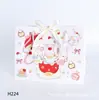 H3# versión horizontal mediano Nueva Serie bolsa de papel bolsa de regalo bolsa tote para ropa cosméticos bolsa de cuerda bolsa de compras navideña