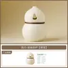 Quemador de Incienso de Cerámica Fulu con Forma de Calabaza, Quemador de Aromaterapia para Uso en Interiores del Hogar, Bandeja de Sándalo, Pequeño Adorno para Ceremonia del Té, Soporte para Incienso, Bandeja para Incienso