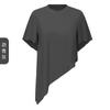 Nova blusa esportiva solta de secagem rápida para ioga, blusa feminina para corrida, camiseta de manga curta, roupa respirável para ioga e fitness