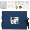 Fita de Viagem de Casamento Popular Vintage Cross-border Meike DIY Álbum de Fotos Páginas Internas de Papel Cartão Preto Espesso para Scrapbooking