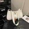 Design Simples, Casual e Estiloso, Nova Textura, Tendência Minimalista, Bolsa de Ombro Feminina Brilhante para o Verão 2026
