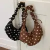 Bolso de Lunares para Mujer 2026 Modelo Nuevo Bolso de Hombro con Aspecto de Alta Gama Bolso Cruzado para el Trabajo Bolso Vintage Tipo Dumpling para Mujer