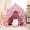 Tenda Grande Espaçosa para Crianças Portátil para Interior Castelo Casa de Brincar para Meninos e Meninas Casa Pequena