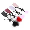 Sandalias Sexy de Plumas y Cuero para Parejas para Coquetear con las Manos y Dar Azotes en las Nalgas, Preámbulo, Juguetes Sexuales Alternativos, Productos para Adultos, Entrenamiento de Azotes