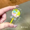 Mini Botella de Arena con Forma de Corazón Llavero Líquido Polvo de Amor Colgante Disco Duro Pequeño Colgante Accesorios de Inyección de Aceite de PVC