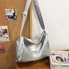 Bolso Cruzado Moderno y Cool para Hombre 2024 Nueva Llegada Moda Bolso Almohada de Gran Capacidad Combinable Bandolera Ligera para Estudiante Femenina