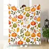 Bestseller transfronterizo de Amazon: Manta de franela con estampado de bruja y fantasma de Halloween para fiestas de calabazas y fiestas navideñas