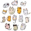 Parche de Tela Bordado de Gato de Dibujos Animados Parche de Gato Bebé con Lazo Etiqueta Bordada por Computadora Parche Decorativo para Ropa con Transferencia de Calor Parche al por Mayor