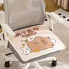 Cojín de Seda de Hielo, Cojín Lindo de Trasero de Panda, Cojín para Silla de Oficina que No da Calor en Verano, Cojín Fresco y Transpirable para Dormitorios de Estudiantes