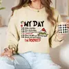 Reservé una Sudadera para Mujer con Estampado de Slogan Interesante, Corte Holgado y Adelgazante, Top Casual Versátil para el Día a Día