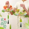 Selección Premium de Colgantes de Puerta de Artemisa del Festival del Bote del Dragón, Adornos de Bote del Dragón Estilo Chino, Bolsitas de Incienso Repelente de Mosquitos, Colgantes Pequeños, Materiales para Manualidades DIY Hechos a Mano, Regalos
