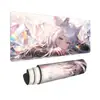 Teclado Customizado Bidimensional Extra Grande para E-Sports com Bloqueio de Borda para Homens e Mulheres, Mesa de Computador, Tapete de Mesa para Escritório, Mouse Pad