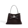 Bolso bandolera de diseño nicho para otoño e invierno, piel genuina, lujo ligero, gran capacidad, bolso bandolera simple, acabado mate, bolso de hombro de alta gama