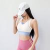 Lindo Top Esportivo Costas Cruzadas Feminino Peça Única à Prova de Impacto Estilo Colete Anti-Queda Push-Up Secagem Rápida Fitness Corrida Yoga