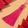 Franja Pequena Curta e Gorda Clássica de 8cm Franja Pequena para Pendurar Marcador de Livro de Roupa Pingente de Carro Franja Acessórios para Capa de Celular Pen Drive Pingente Venda por Atacado