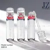Pedido Jinze: Redondo, com Anel Central, Tubo Fino para Gloss, Recipiente para Gloss, Material de Embalagem Tubo Vazio de Plástico