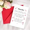 Selección de Colección de Tarjetas de Agradecimiento, Juego de Tarjeta de Felicitación con Sobre, Mensajes Escritos a Mano, Bendiciones, Tarjetas Plegables con Texto
