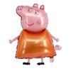 Dibujos animados transfronterizos Piggy George Page Pig Globo de película de aluminio Página Decoración de fiesta de cumpleaños Juguetes para niños al por mayor