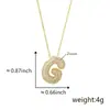 Colgante de letra inglesa 26 con incrustaciones de circonita de cobre transfronterizo, letra gruesa de moda popular, accesorios DIY al por mayor