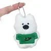 Série Filhote Rabiscado Boneca de Pelúcia Chaveiro Pingente Pequeno Pingente de Mochila Abelha Cartoon Pequenos Acessórios