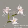 Buquê de Flores Artificiais Rosa Cena de Casamento Rosa Borboleta Orquídea Floral Materiais DIY Adereços de Decoração