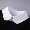 Cuello Falso Blanco de Punta para Mujer Versátil Decorativo Otoño e Invierno Cuello Alto Cuello Redondo Cuello Falso Cuello de Camisa