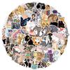 102 lindas pegatinas de gatitos de dibujos animados gato personalizado autoadhesivo joyería lindo avatar de mascota pegatinas pequeñas impermeables