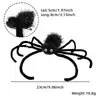 Horquilla de Araña para Halloween Accesorios para el Cabello Fiesta de Halloween Disfraz de Baile Araña Negra Tocado Divertido Horquilla