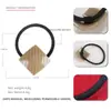 Cuerda para el pelo geométrica de nueva textura, simple, estilo Joker europeo y americano, accesorios para el pelo, flor para el pelo de mujer estilo frío, banda de goma, Salida de Fábrica